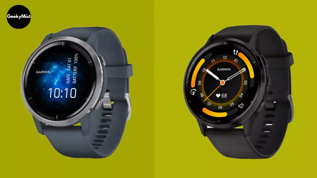 Garmin Venu 2 (left) vs Garmin Venu 3 (right)